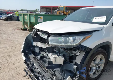 2017 Toyota Highlander Limited из США, поврежденный, VIN 5TDDZRFH8HS395613